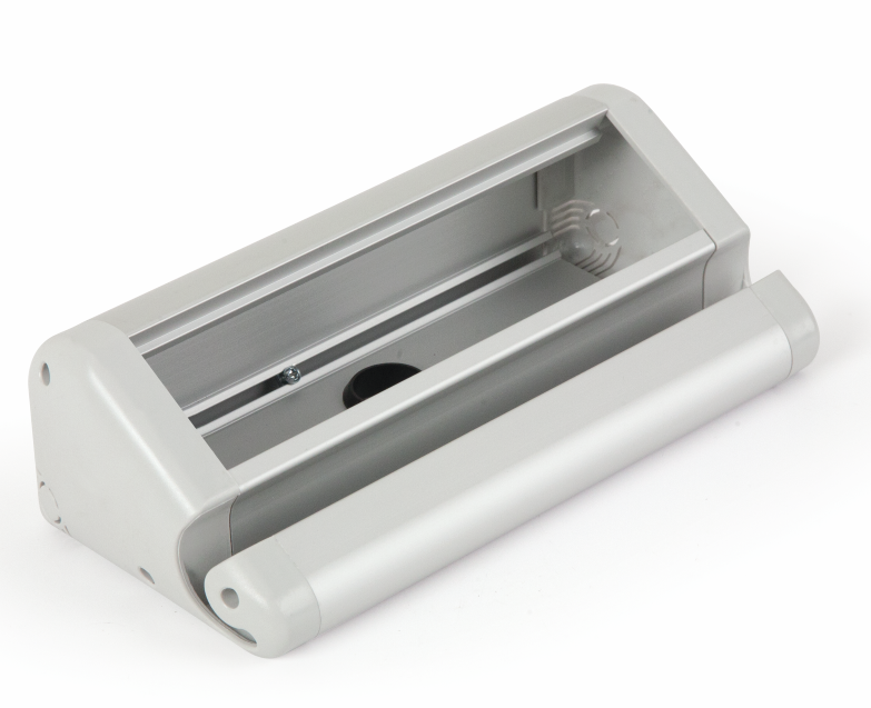 Caseta de aluminiu aplicata, capacitate 5 module, culoare Alba - NEECHIPATA