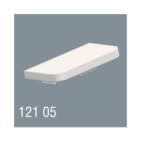 ACCESORIU CAPAC CAPAT PENTRU CANAL DE CABLU DE 121 mm