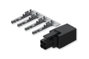 4-PIN PLUG WITH CONTACT TERMINALS