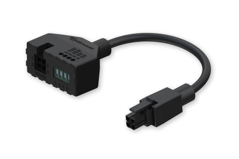 4-PIN POWER ADAPTER WITH I/O ACCESS