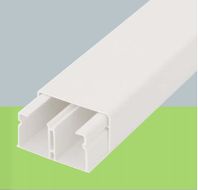 CANAL DE CABLU 46x18 mm CU CAPAC SI PERETE DE SEPARATIE - PERMITE MONTAJUL DE ACCESORII
