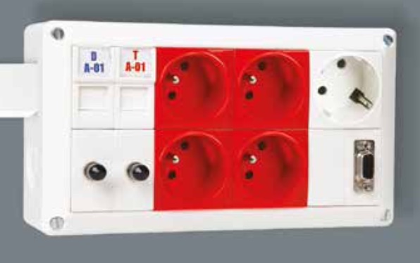 CASETA APLICATA PENTRU 8 MODULE 45x45 mm