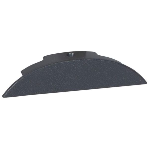 ACCESORIU CAPAC CAPAT PENTRU CANAL DE CABLU SEMIROTUND 90X20 mm (gri)