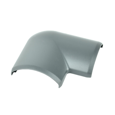 ACCESORIU UNGHI 90 grade (L) PENTRU CANAL DE CABLU SEMIROTUND 75X20 mm (gri)