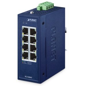 IP30 Compact size 8-Port 10/100/1000T Gigabit Ethernet Switch IGS-800T
