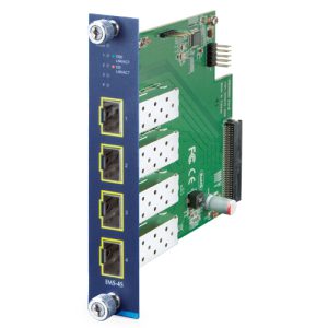 Industrial 4-Port 100/1000X SFP Switch Module for IMS-6325-5 (-40~75 degrees C) IMS-4S