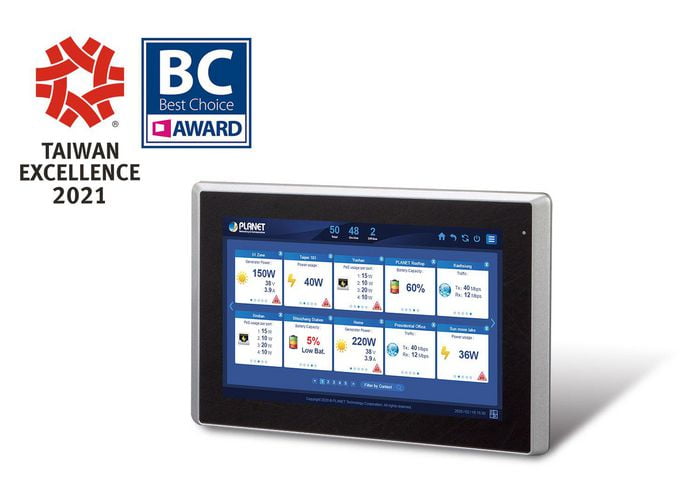 Planet Renewable Energy Management Controller with LCD Touch Screen