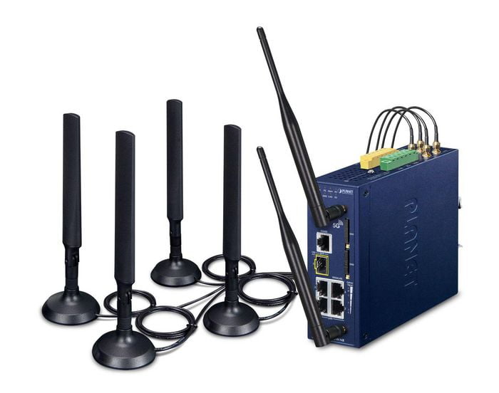 Planet Industrial 5G NR Cellular Wireless Gateway ICG-2515FW-NR