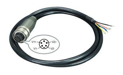 Planet 5-Pin M23 Female to bare end, 1.2 m