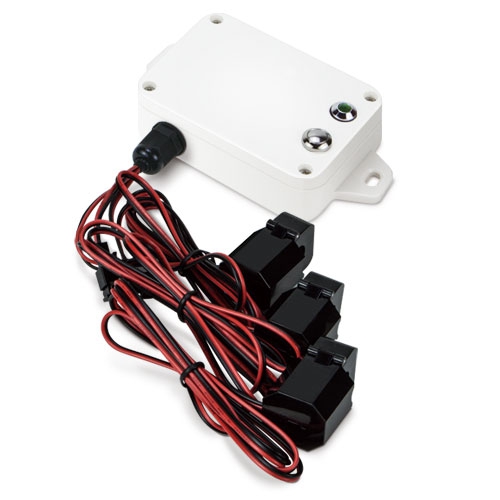 IP53 LoRaWAN 3-Phase Current Meter (3 x 75A Clamp-On CT, US915 Sub 1G, 2 x 3.6V ER14505 AA batteries required) LS200-CM3-915M