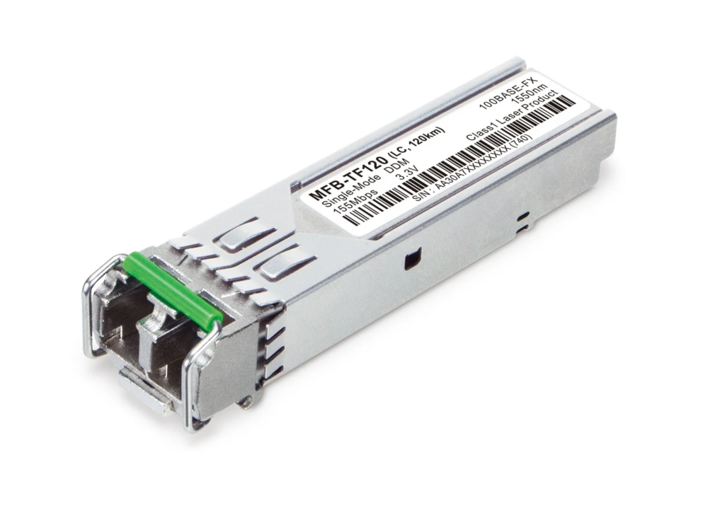 Single Mode 120KM, 100Mbps SFP fiber transceiver - (-40 to 85 C), DDM Supported MFB-TF120