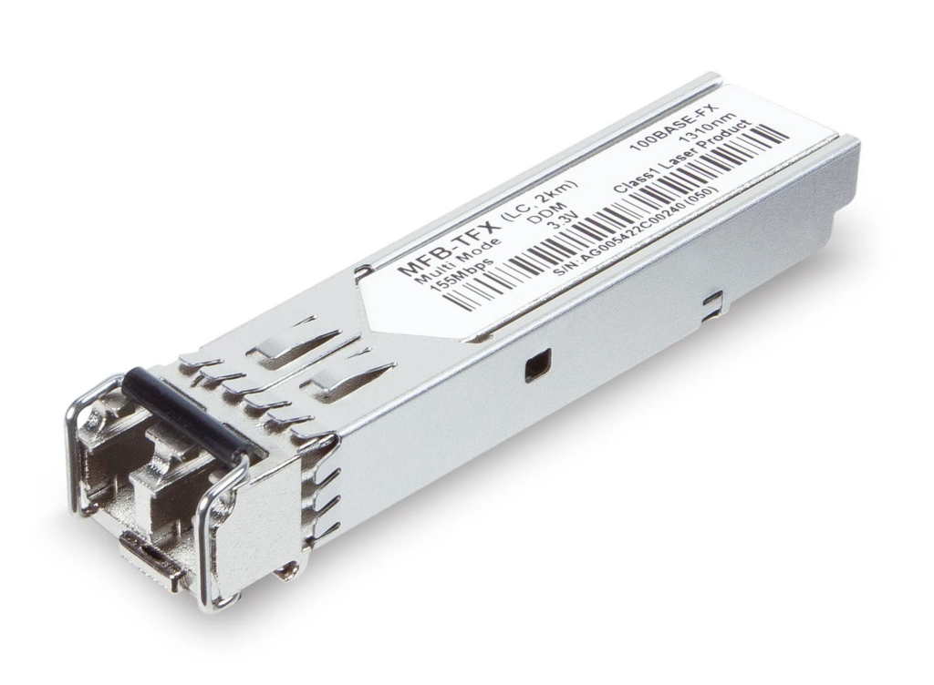 SFP-Port 100BASE-FX Transceiver (Multi-mode, 1310nm, DDM) -2KM, (-40~85°C), 10pcs in one package MFB-TFX-10PCS