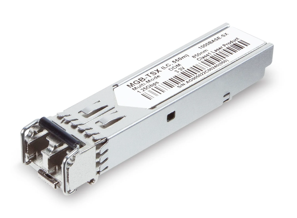 SFP-Port 1000BASE-SX Transceiver (Multi-mode / 850nm / DDM) -550m, (-40~85°C), 10pcs in one package MGB-TSX-10PCS