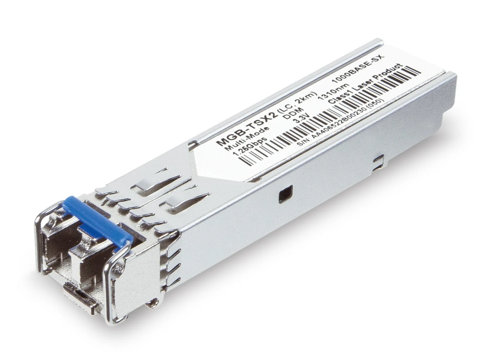 SFP-Port 1000BASE-SX Transceiver (Multi-mode /1310nm / DDM) -2km, (-40~85°C), 10pcs in one package MGB-TSX2-10PCS