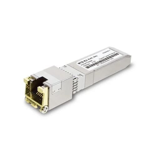 1-Port 10GBASE-T SFP+ Copper RJ45 Transceiver - 30m (-40~85 degrees C)