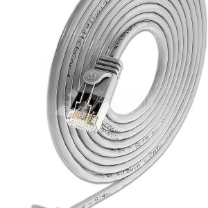 SLIM CAT6 Patchcords ROUND design - U/FTP shielded - grey