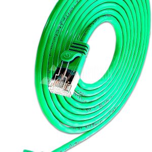 SLIM CAT6 Patchcords ROUND design - U/FTP shielded - green