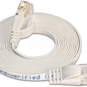 SLIM CAT6 Patchcords FLAT design - UTP unshielded - white