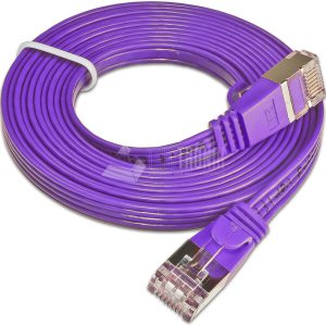 SLIM CAT6 Patchcords FLAT design - U/FTP shielded - violet