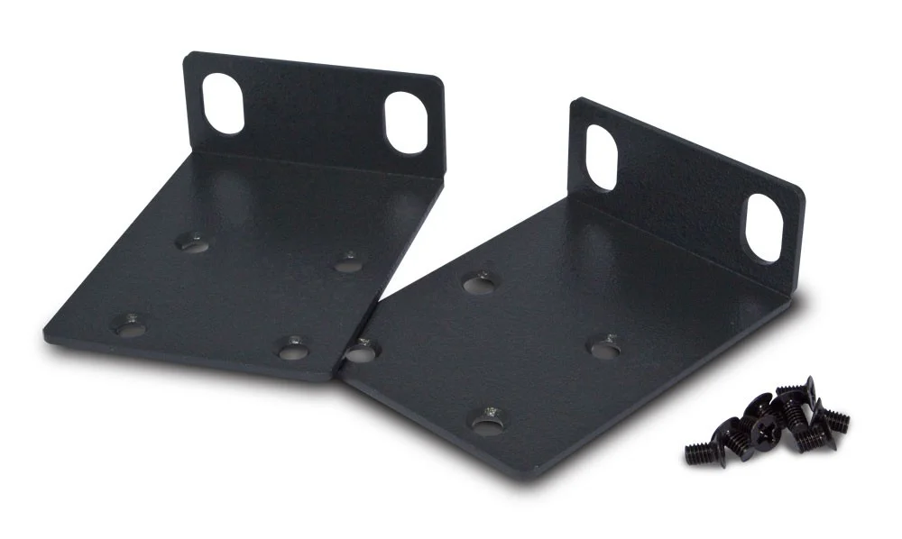 Rack Mount Kits in dark blue for 10-inch cabinet (10" Desktop Switch) RKE-10A-C