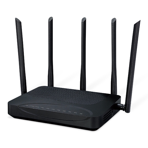 XG-PON HGU with 4-Port 10/100/1000T LAN, 3000Mbps 802.11AX Wireless, 1-Port FXS (One SC/UPC XG-PON port, Download 10Gbps/Upload 2.5Gbps, 2x2 MIMO, VLAN, SIP/H.248/T.38 FAX)