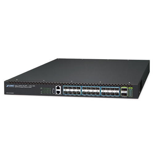 Layer 3 24-Port 10G SFP+ + 2-Port 40G/100G QSFP28 Managed Switch XGS-6350-24X2C