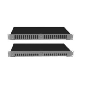 Screwless adapters plate BKT VENI-2, 1U, 24xSC duplex/LC quad, black