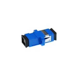Adapter BKT FO, OS1/2, SC/UPC, simplex, blue, flange