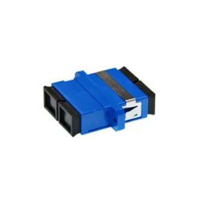 Adapter BKT FO, OS1/2, SC/UPC, duplex, blue, flange
