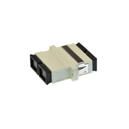 Adapter BKT FO, OM2, SC, duplex, beige, flange