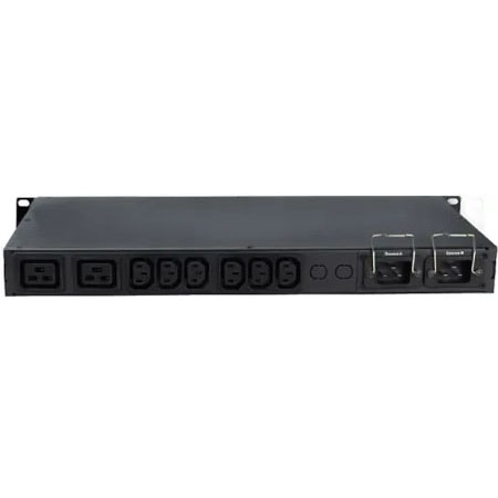 ATS Basic BKT 1U 19" 8xIEC320 C13, 1xIEC320 C19 (sockets built-in), plug 2xIEC320 C20 16A/250V, no powers cables provided