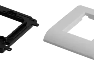 BKT frame with support, 2 modules in 45x45 mm standard (81 x 81 x 9)
