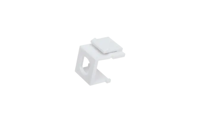 BKT insert - for adaptor ST for BKT patch panel 19", modular, white