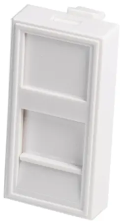 Flat adaptor BKT, M45 1xRJ45, keystone standard