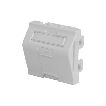 Angled adaptor BKT 1xRJ45 (45 x 45) descriptive field