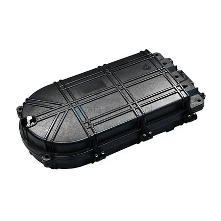 FO enclosure BKT MSC-3B (mini) 48 splices (maks.48), 4 splice trays á 12 splices ST-M12HB,  1 oval port, 3 round ports,  heatshrink sealings, wall/pole bracket