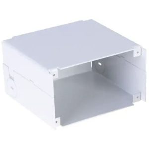 Industrial distribution box BKT DIN, 60.3x107.2x104.9mm (width/depth/height), w/o front plate, not equipped, black