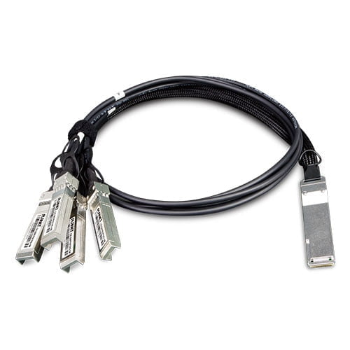 40G QSFP+ to 4 10G SFP+ Direct Attached Copper Cable - 1M/3M/5M CB-QSFP4X10G-3M