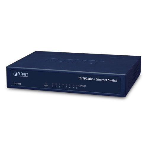 8-Port 10/100Mbps Fast Ethernet Switch FSD-803