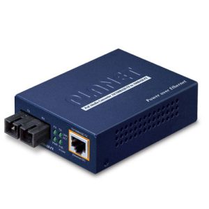 100Base-FX to 10/100Base-TX PoE Media Converter FTP-802