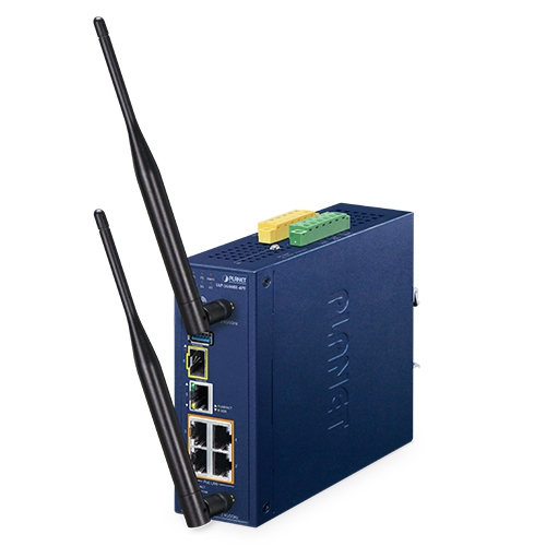 IP30 Industrial Wi-Fi 7 802.11be 3600Mbps Dual Band Wireless AP with 4-Port 10/100/1000T 802.3at PoE + 1-Port 10/100/1000T + 1-Port 1000X SFP