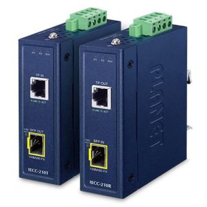 Industrial EtherCAT Media Converter Kit (IECC-210T + IECC-210R)