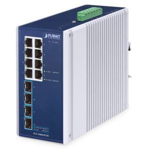 Industrial 8-Port 10/100/1000T + 4-Port 10G SFP+ Ethernet Switch