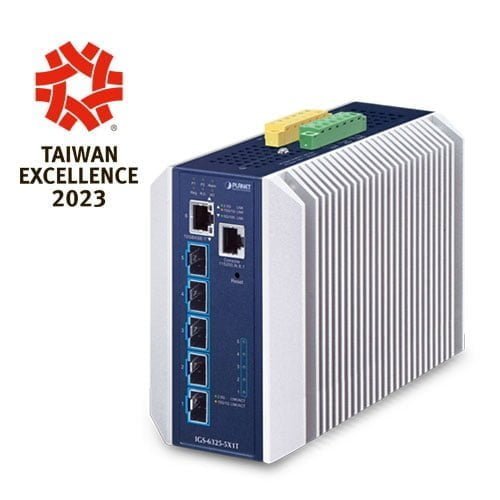 Industrial Layer 3 5-Port 10GBASE-X SFP+ + 1-Port 10GBASE-T Managed Ethernet Switch IGS-6325-5X1T