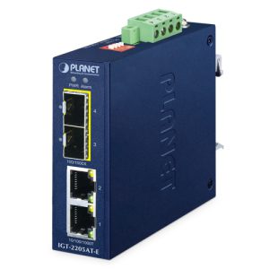 IP40 Compact size 2-Port 100/1000X SFP + 2-Port 10/100/1000T Media Converter