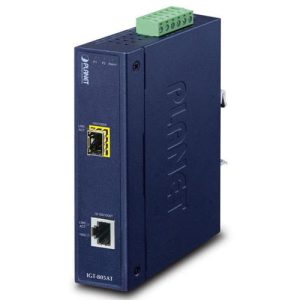 Industrial 10/100/1000BASE-T to 100/1000BASE-X SFP Media Converter IGT-805AT