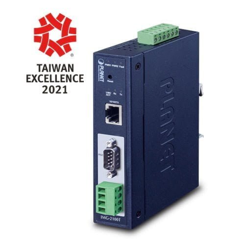 Industrial 1-port RS232/422/485 Modbus Gateway IMG-2100T