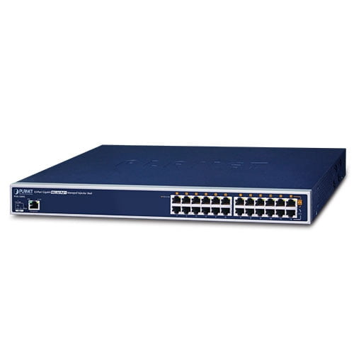 12-Port Gigabit IEEE 802.3at PoE+ Managed Injector Hub (220 watts) POE-1200G