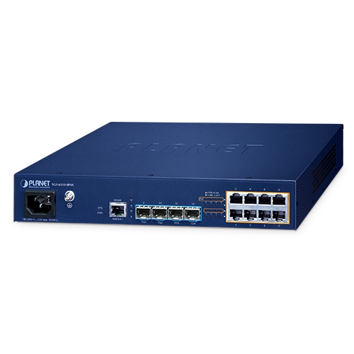 Layer 3 8-Port 10/100/1000T 802.3at PoE + 4-Port 10G SFP+ Stackable Managed Switch