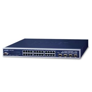 L2+ 24-Port 10/100/1000T + 4-Port Gigabit TP/SFP Combo Managed Switch WGSW-24040